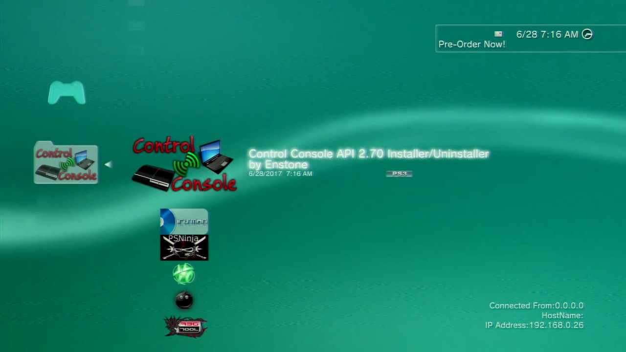 How to install CCAPI Onto your PS3 & PC