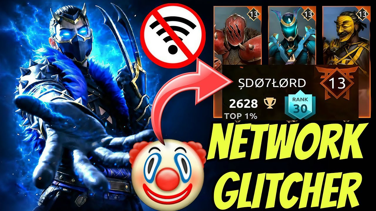 Я встретил токсичного игрока-глюкателя из клана SD07 🤡 | Геймплей в таблице лидеров Shadow Fight ...