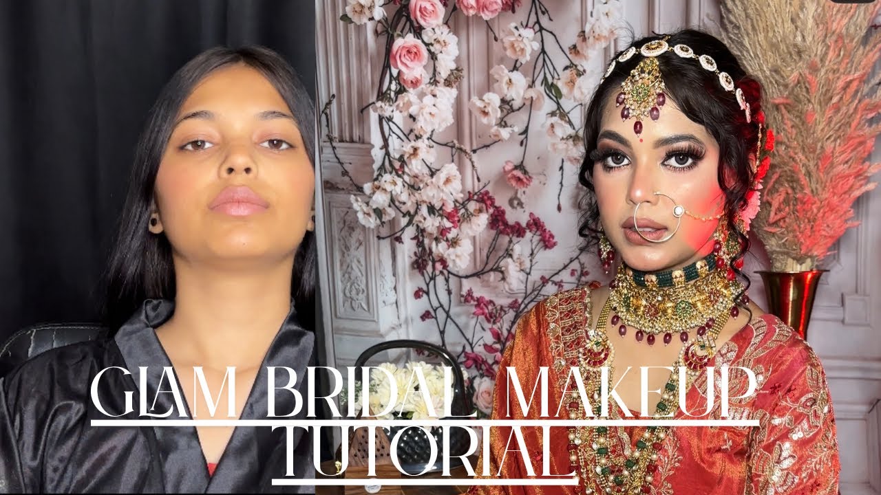 Full Glam bridal makeup tutorial✨step by step makeup by @makeupbypreetisinha 