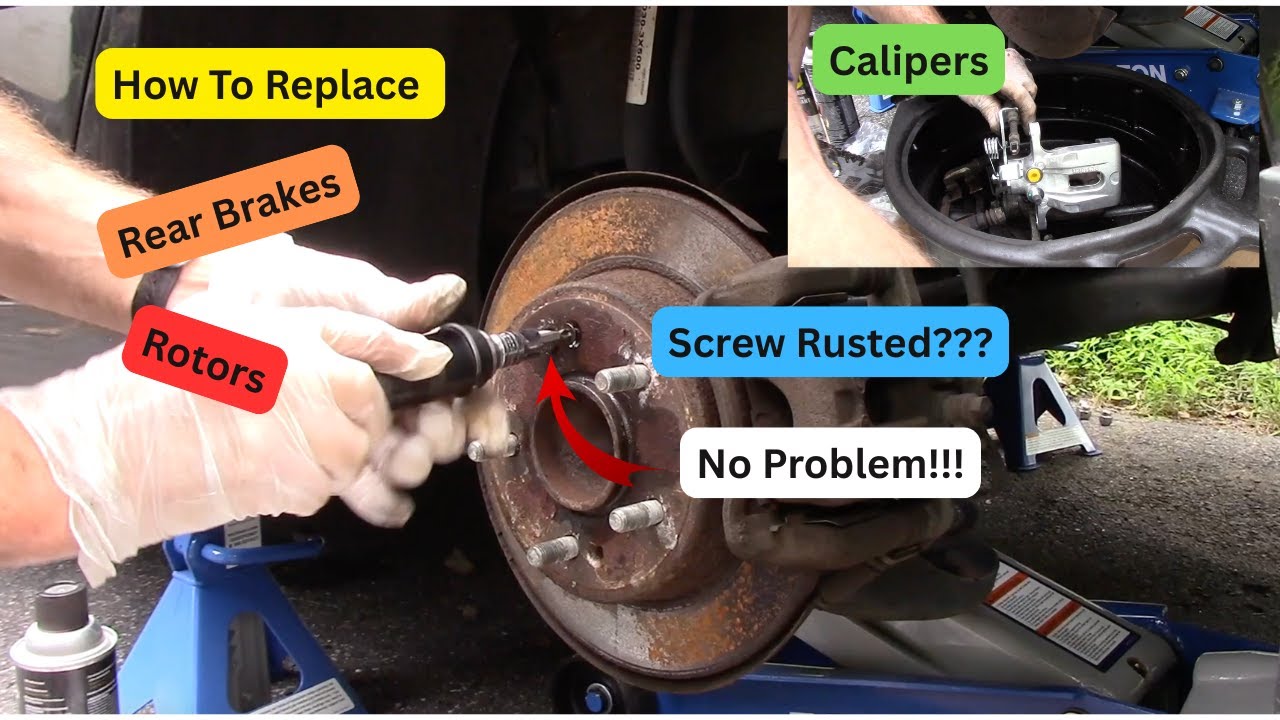 Rear Brakes And Caliper Replacement 2011-2017 Hyundai Elantra
