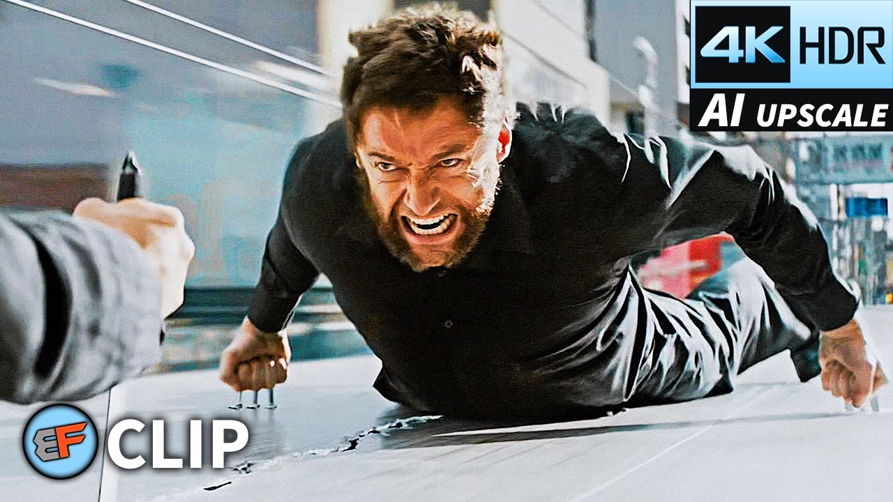 Wolverine vs Yakuza - Bullet Train Fight Scene | The Wolverine (2013) 4K HDR Movie Clip