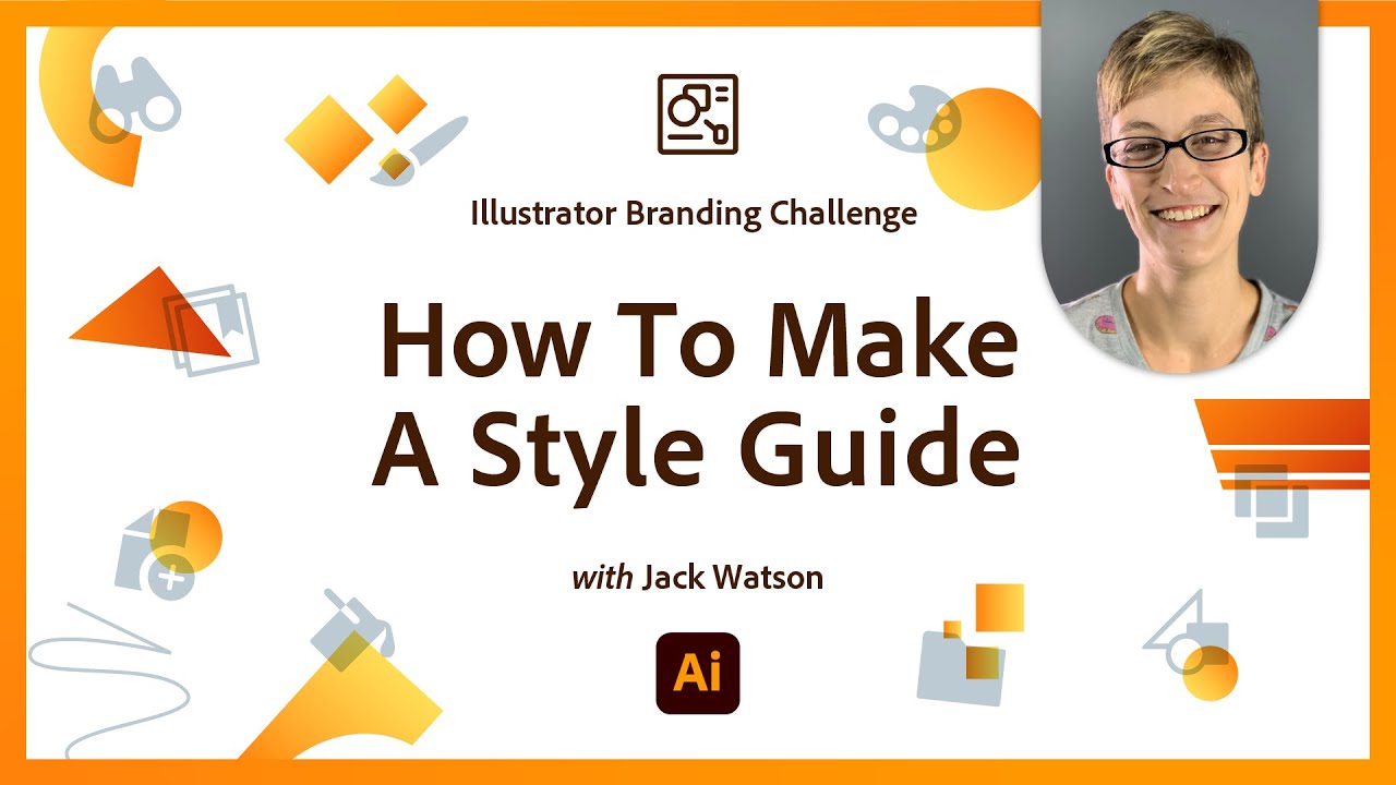 How To Create A Style Guide | Illustrator Branding Challenge