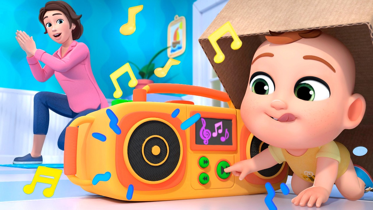 The Magic Button Song! - Push and See! + MORE Newborn Nursery Rhymes & Kids Songs