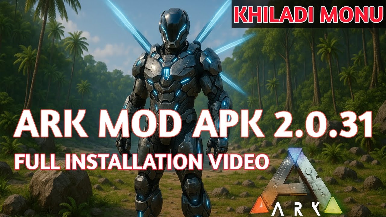 ARK MOD APK 2.0.31 | FULL INSTALLATION VIDEO | ARK SURVIVAL EVOLVED #ARK #GAMING