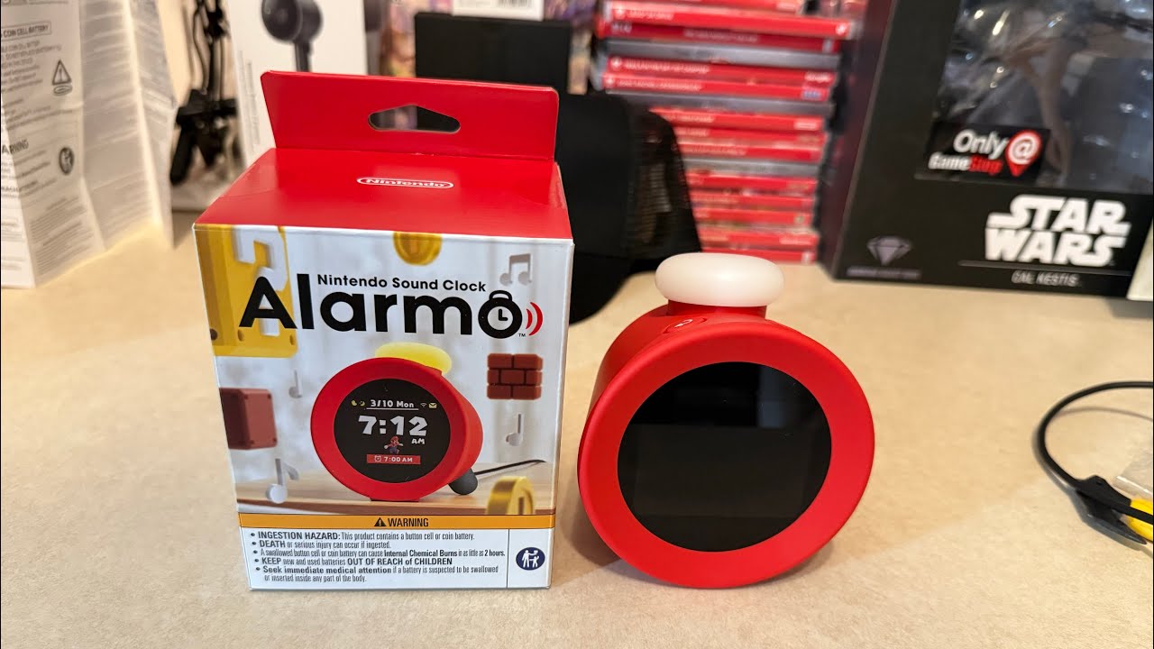 Unboxing Nintendo Sound Clock: Alarmo™