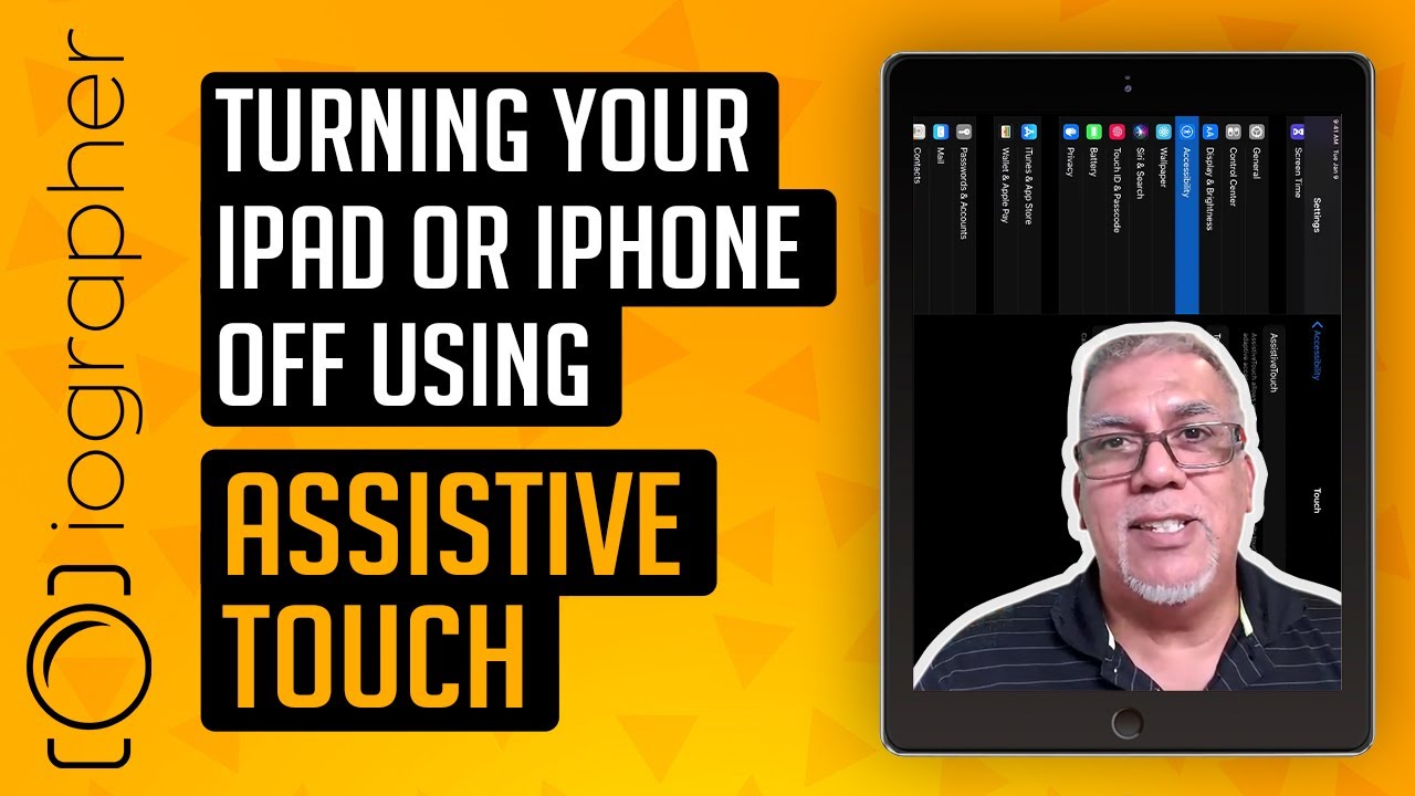 Turning your iPad or iPhone off using Assistive Touch