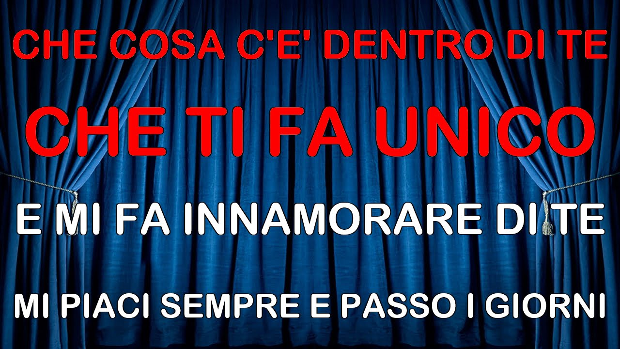 Ricchi e Poveri - Cosa sei KARAOKE MM (fair use)