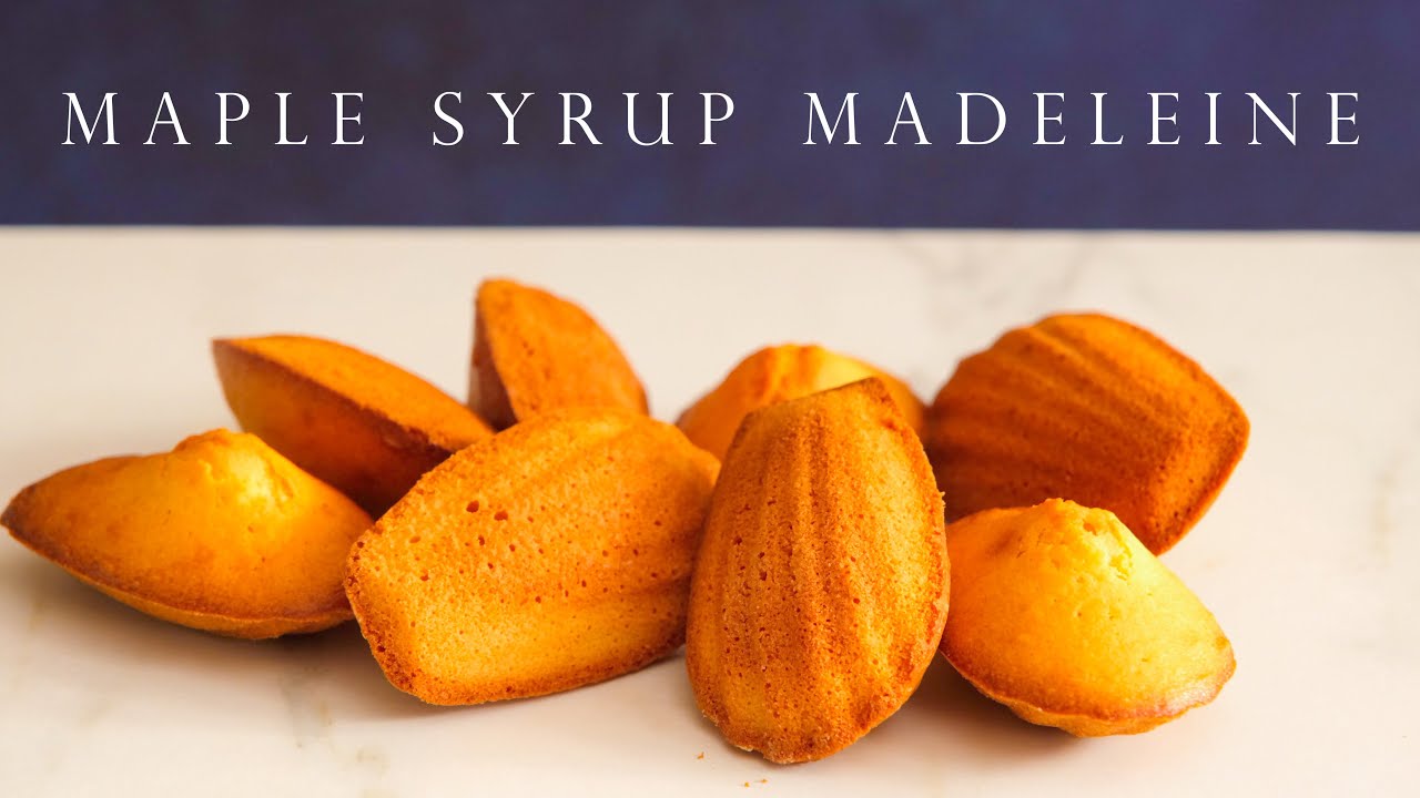 零失敗楓糖瑪德蓮 一碗到底的小蛋糕 ┃Maple Syrup Madeleines
