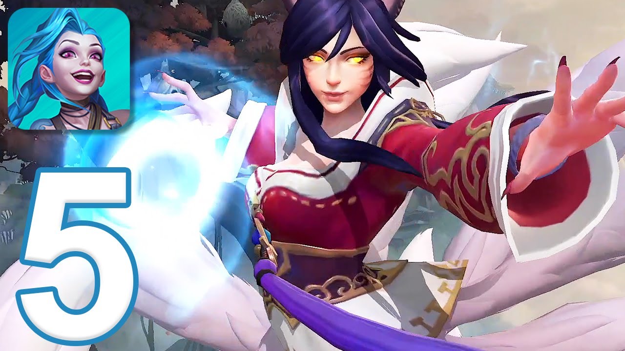 League of Legends: Wild Rift - Gameplay Walkthrough Part 5 - Ahri (iOS, Android)