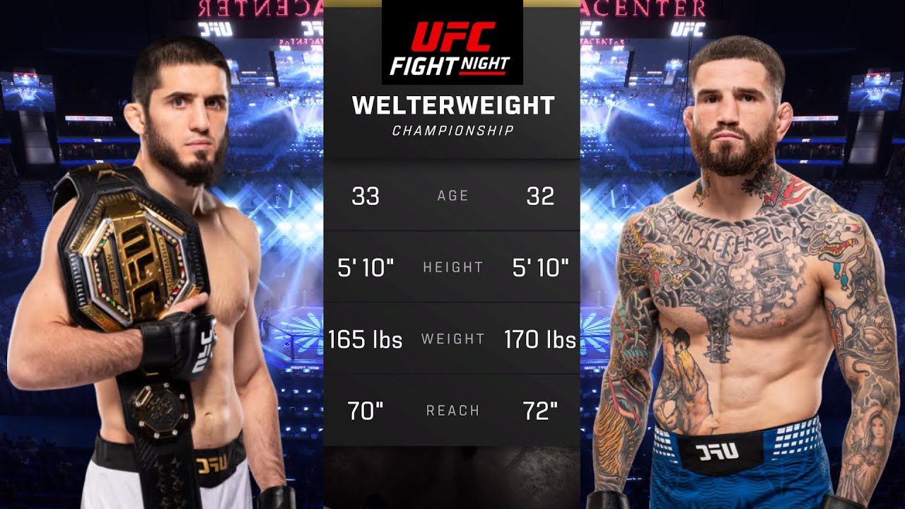 Islam Makhachev vs Sean Brady Full Fight - UFC 5 Fight Night