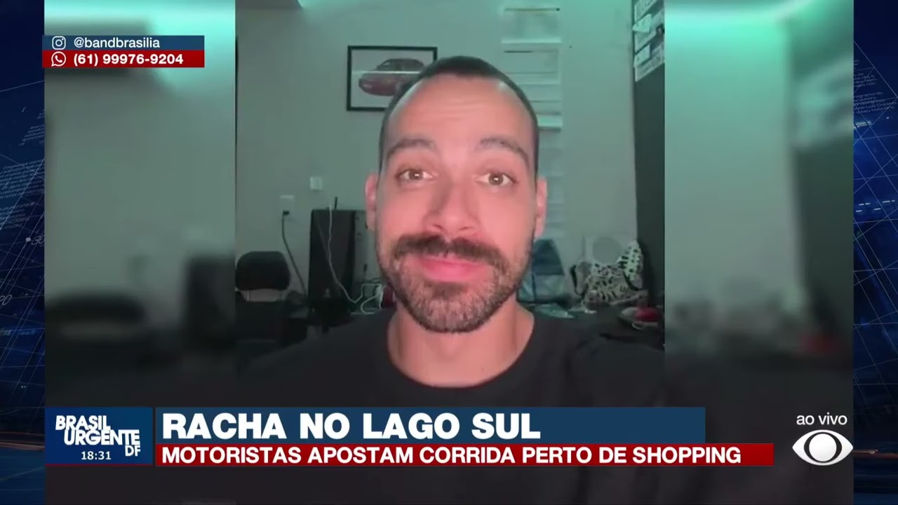 RACHA NO LAGO SUL: MOTORISTAS APOSTAM CORRIDA PERTO DE SHOPPING