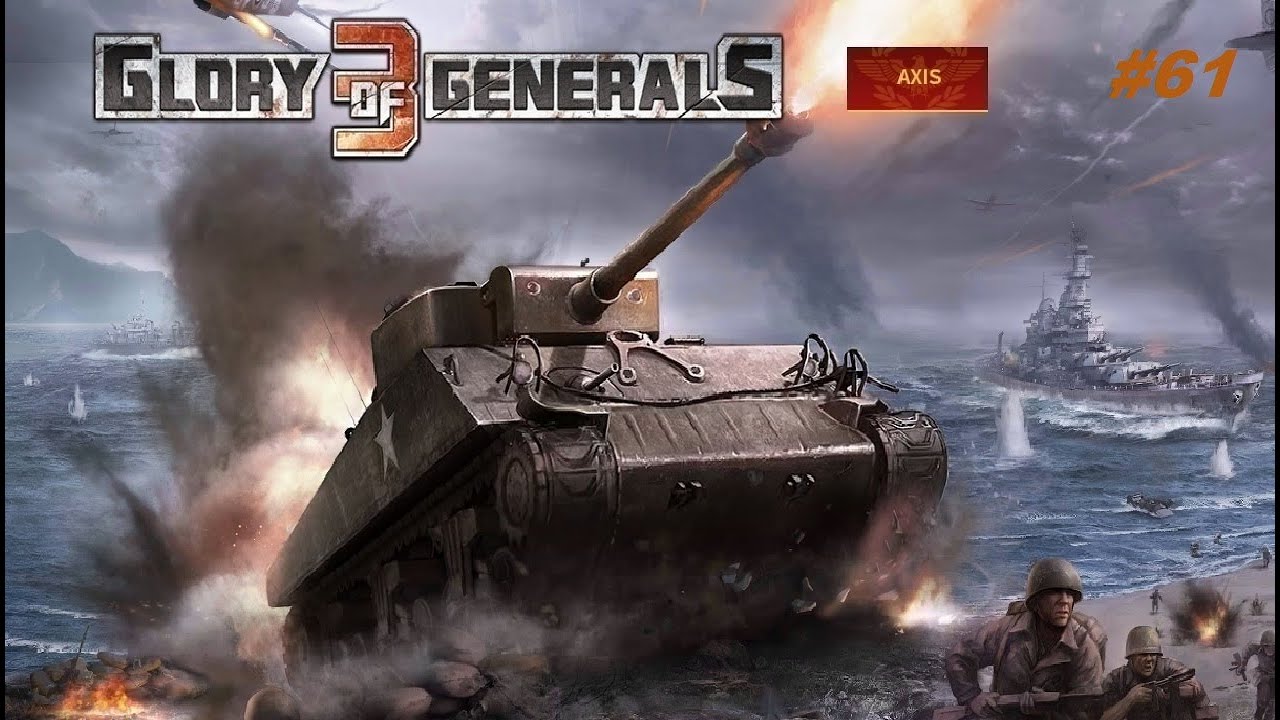 Glory of Generals 3 (Pacyfic War 1945) AXIS (4) Landing in North America