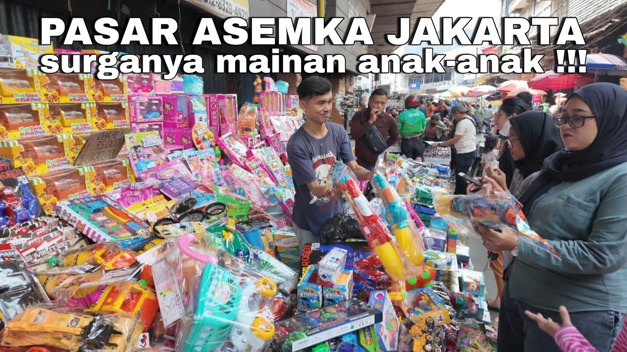 SUASANA PASAR ASEMKA DI AKHIR TAHUN 2025 | walking in the market 