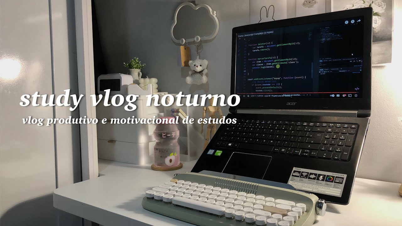 study vlog noturno 🌃 | um vlog produtivo e motivacional