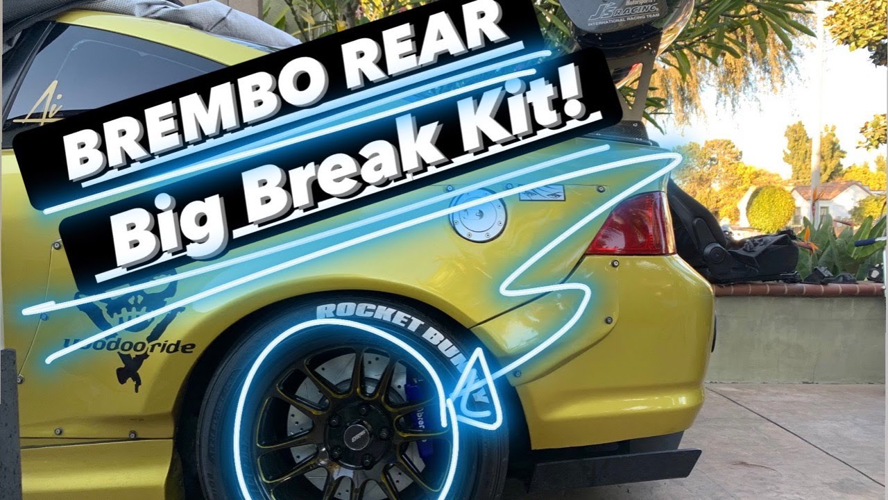 Worlds First RSX Rear Big Break kit (Brembo)