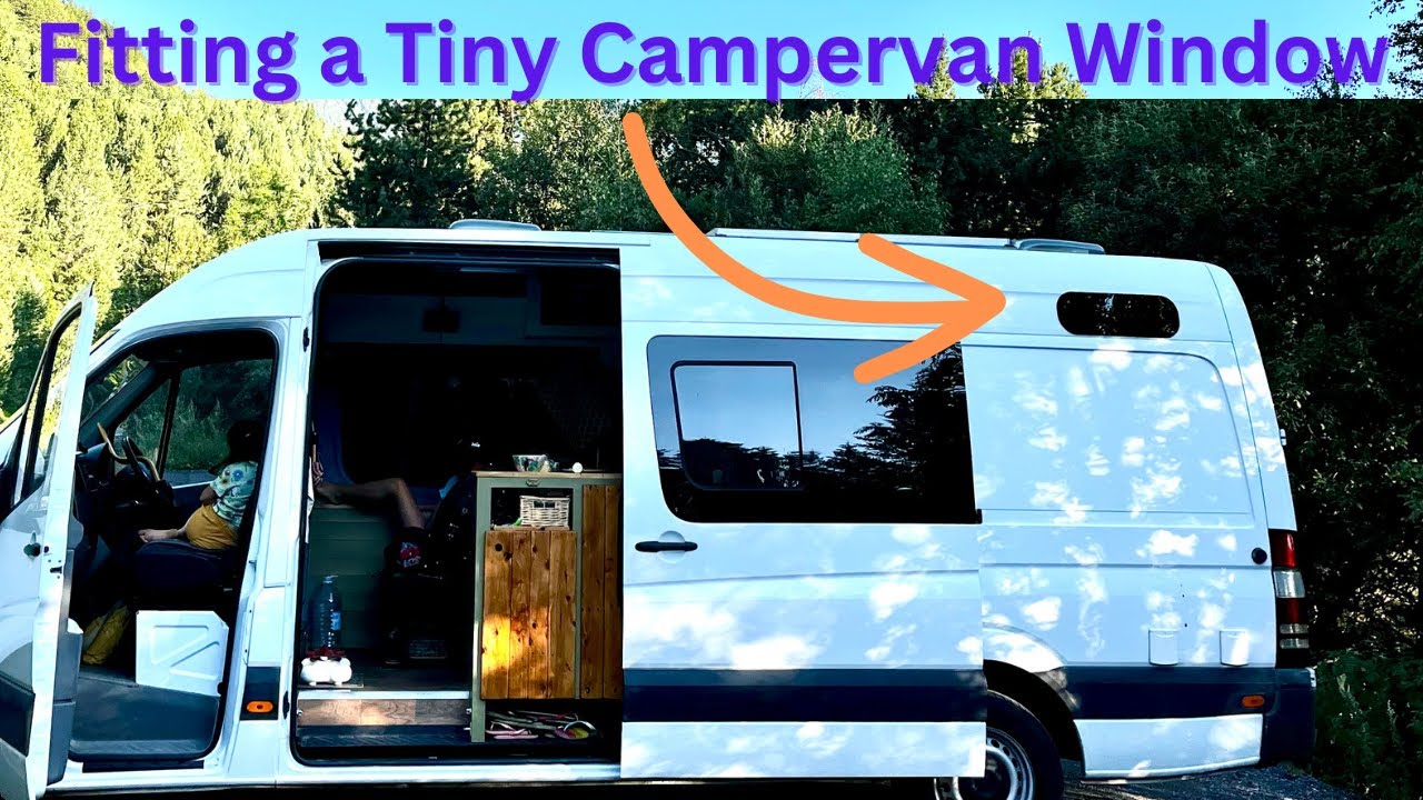 Как установить крошечное окно для двухъярусной кровати в кемпервэне (MERCEDES SPRINTER) для самос...