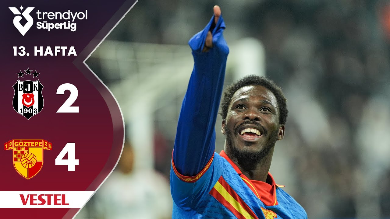 Vestel | Beşiktaş (2-4) Göztepe - Highlights/Özet | Trendyol Süper Lig - 2024/25