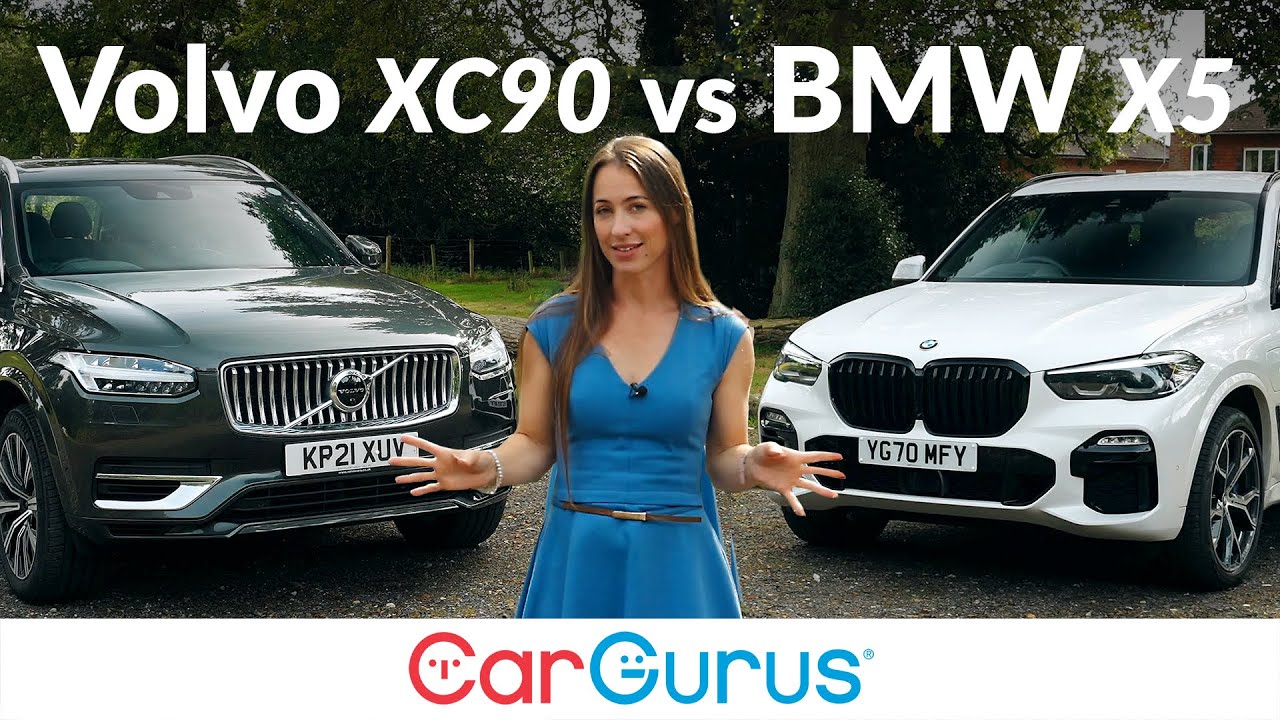 Volvo XC90 против BMW X5: гибридные внедорожники с подзарядкой от сети идут ноздря в ноздрю