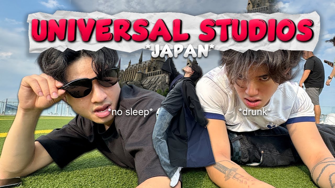 I go to UNIVERSAL STUDIOS JAPAN but im drunk...