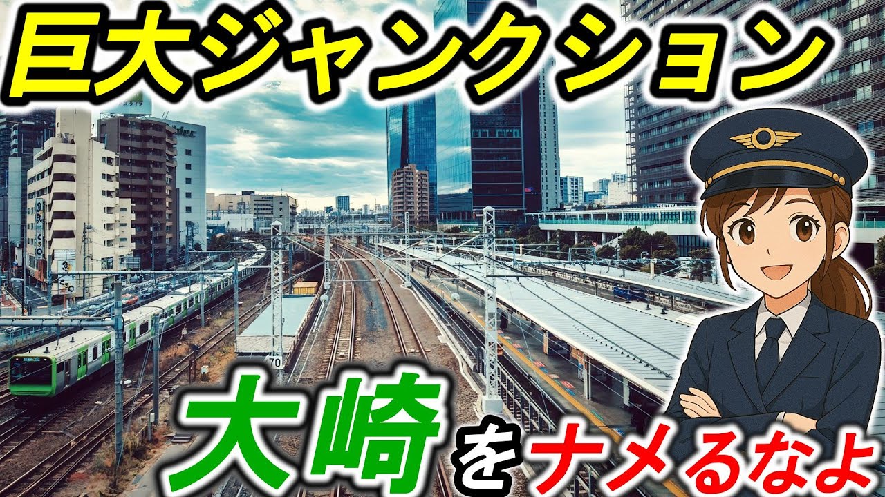 【JR大崎駅】＊東京の巨大ジャンクション＊横須賀線は大崎を通っている？＊