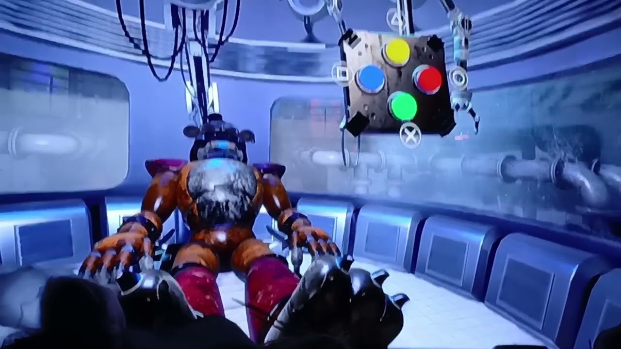 Five nights at Freddy's security breach #12 сжигание Бёрнтрапа