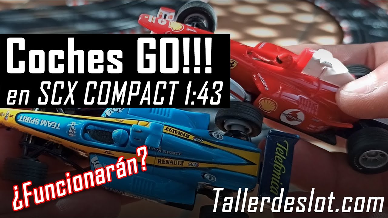 🏁 COCHES de CARRERA Go!!! en Pista SCX COMPACT  📝 Escala 1:43 Scalextric 🛠️