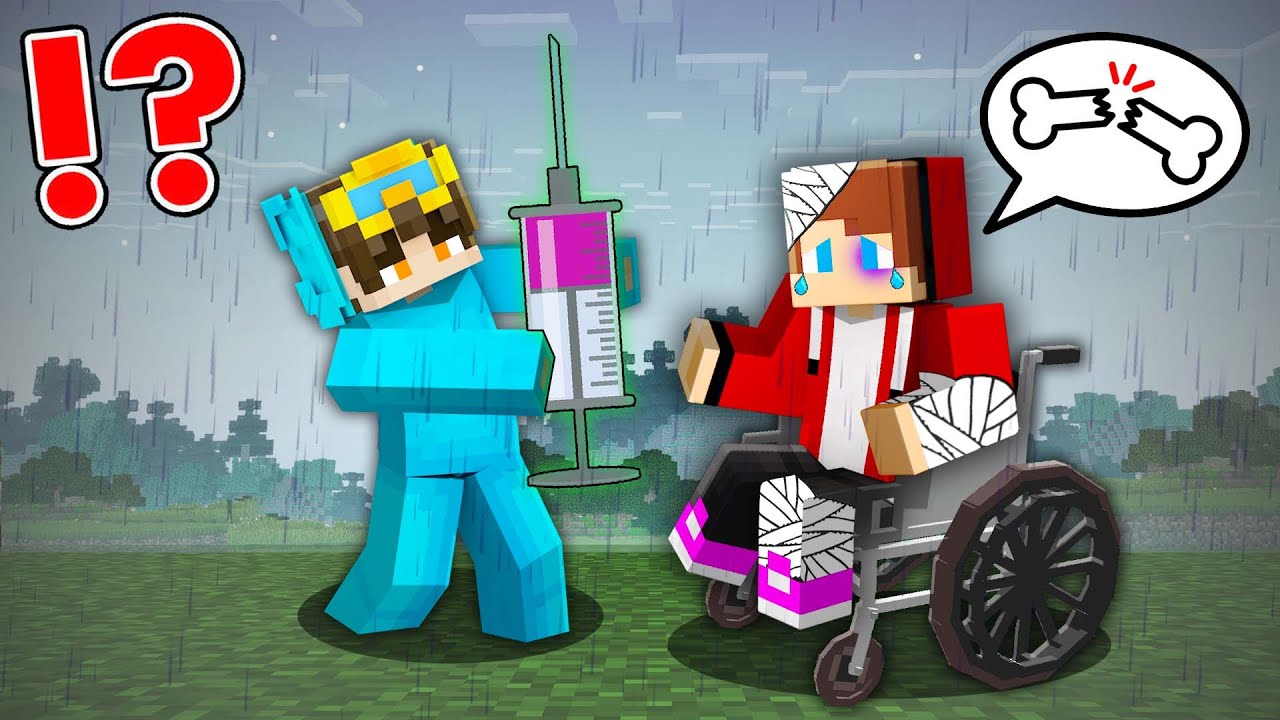 How Nico will Heal JJ BROKEN BODY in Minecraft Challenge - Maizen JJ and Mikey