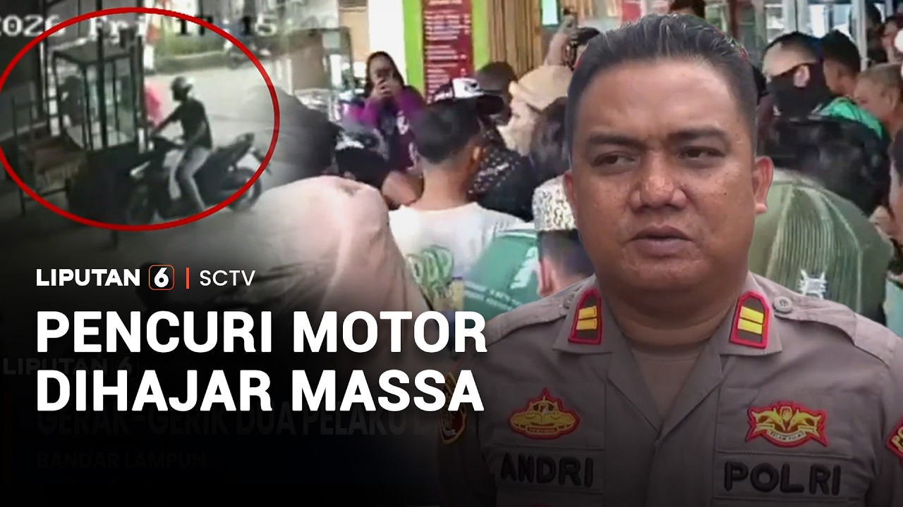 Pencuri Motor Dihajar Massa | Liputan 6