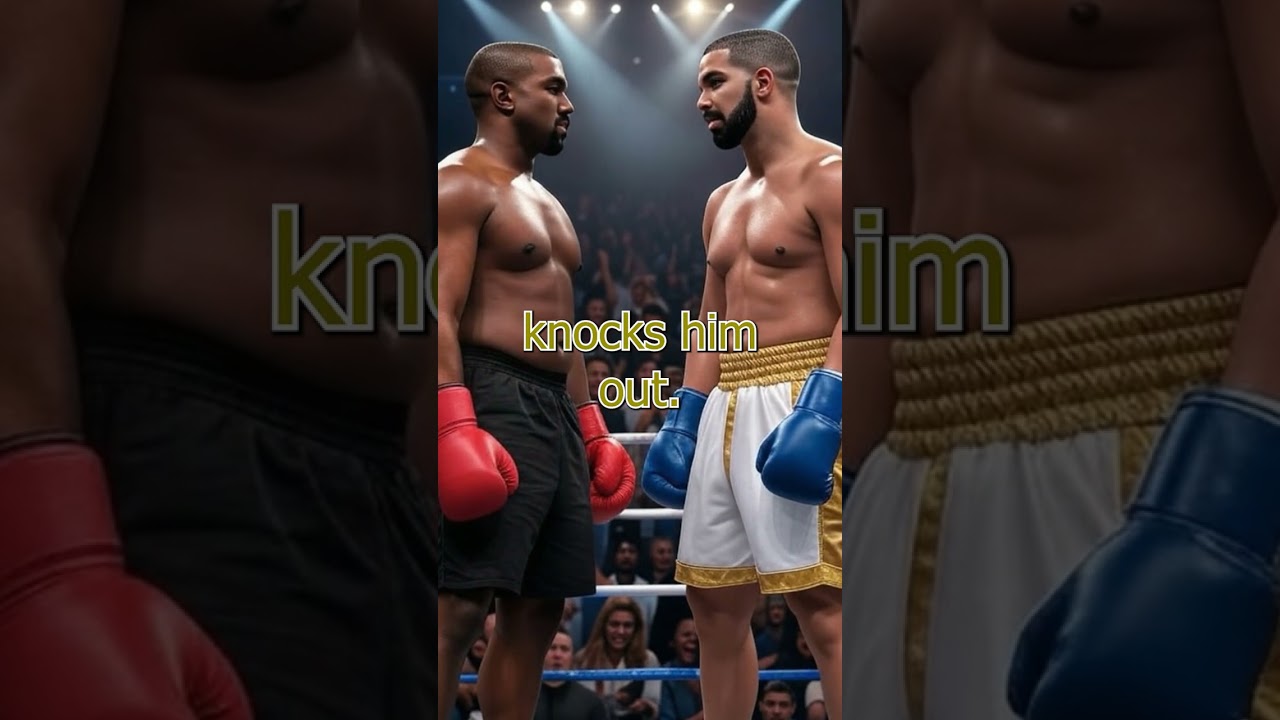 Kanye West vs Drake BOXING Battle! 🥊 Rap Kings Clash!