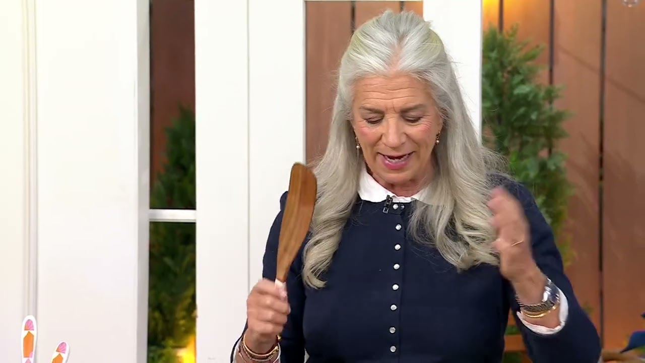 Mad Hungry 3pc Acacia Printed Wood Kitchen Tool Set on QVC