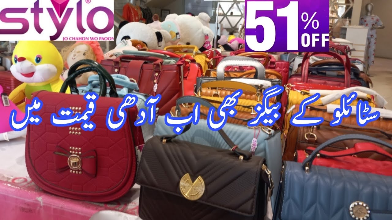 stylo bags flat 51% summer sale