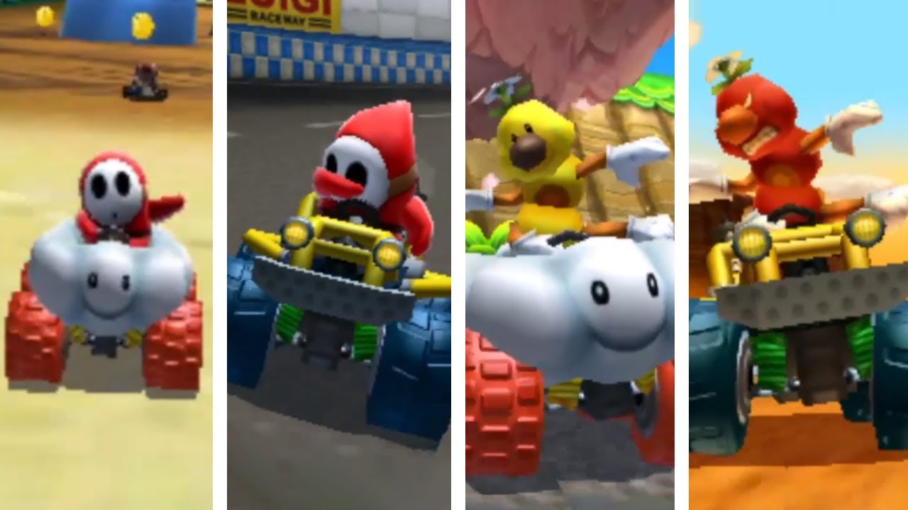 Mario Kart 7 - All Characters Winning & Losing Animations