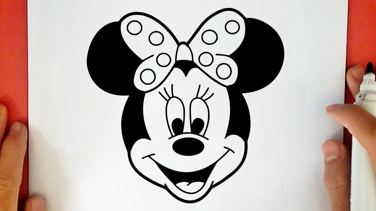 HOW TO DRAW MINNIE MOUSE