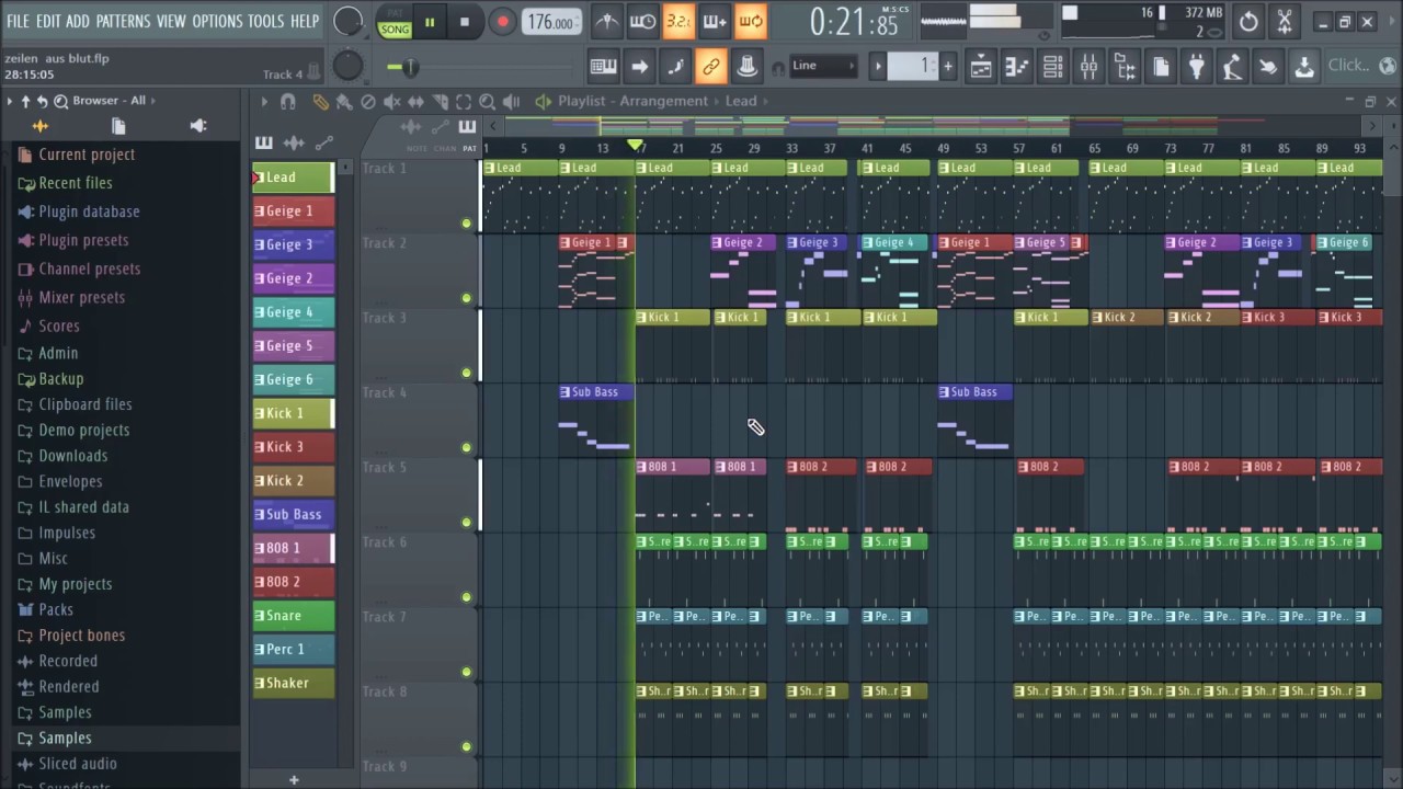 Jasko feat. Azad - Zeilen aus Blut Instrumental FL Studio Remake