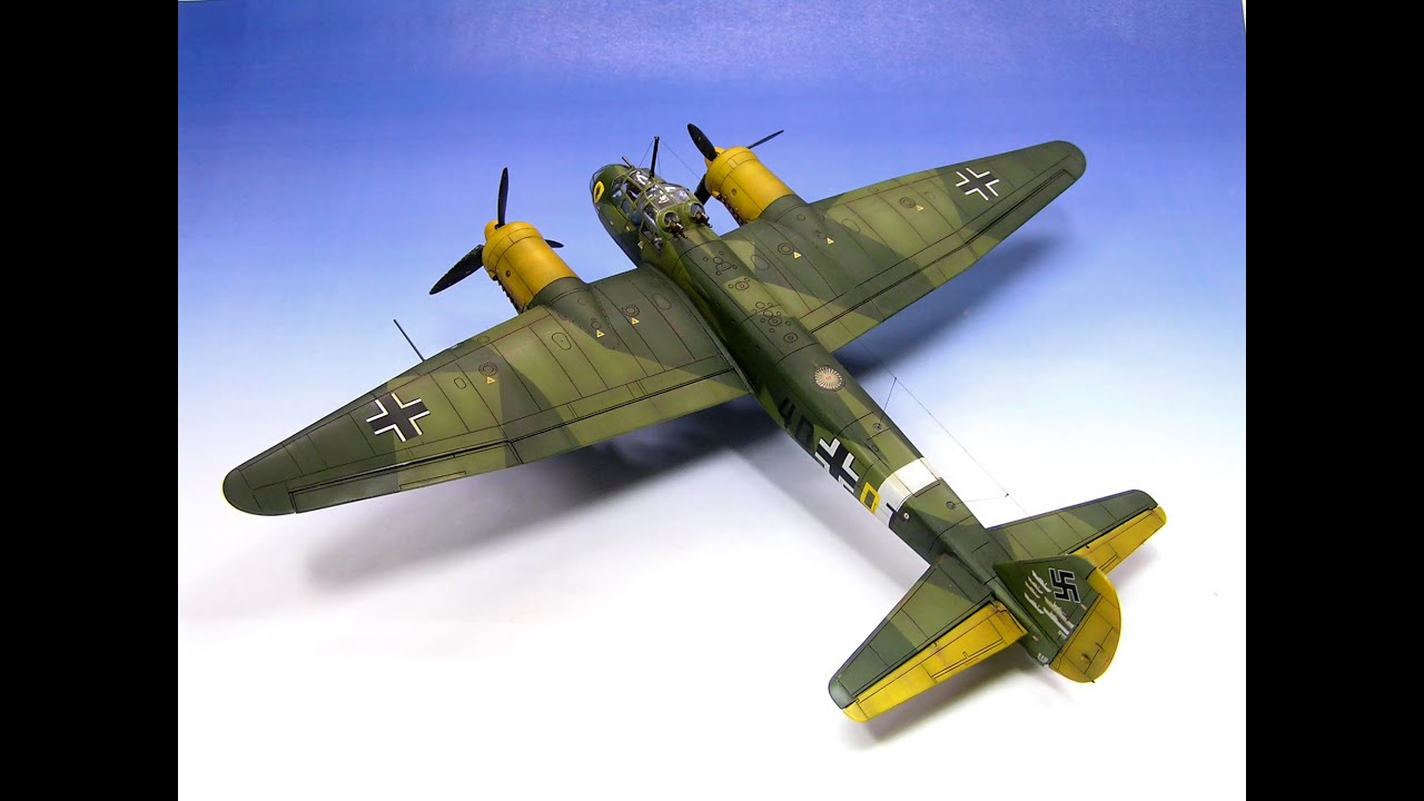Junkers Ju-88 A-4 Revell 1/72 WW2 Aircraft Model - Part 2