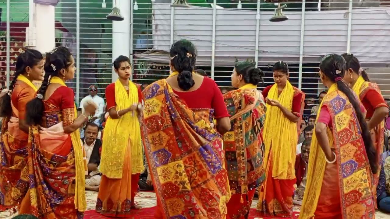 দেওভোগ নারায়ণগঞ্জ রাজা লক্ষীনারায়ণ জিও মন্দিরে কীর্তন।। রিনা মিনা অষ্টসখী সম্প্রদায় খুলনা।।