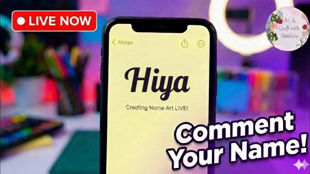 Digital Name Writing on Phone with your cute favourite emoji live🔴