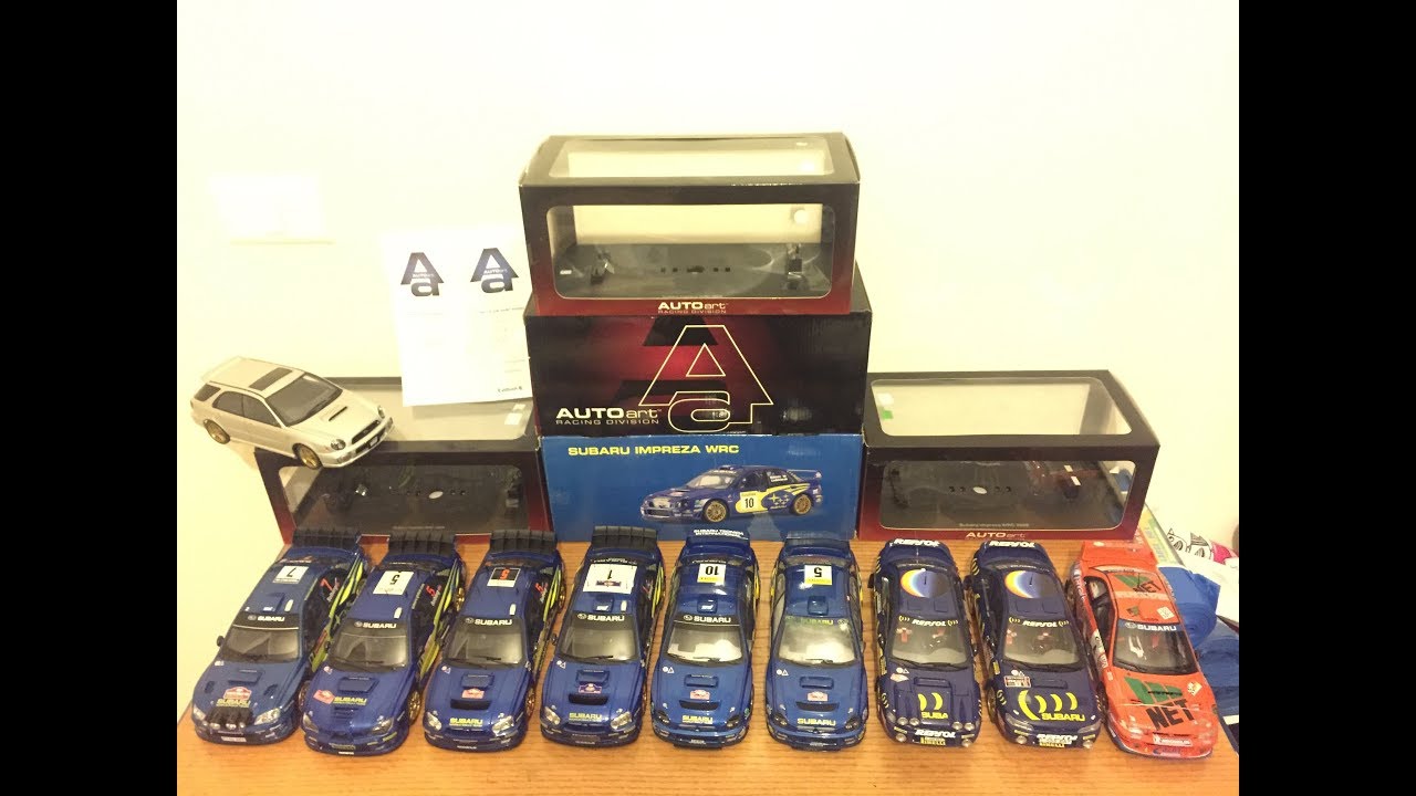 diecast 1/18 Autoart series Subaru impreza rally