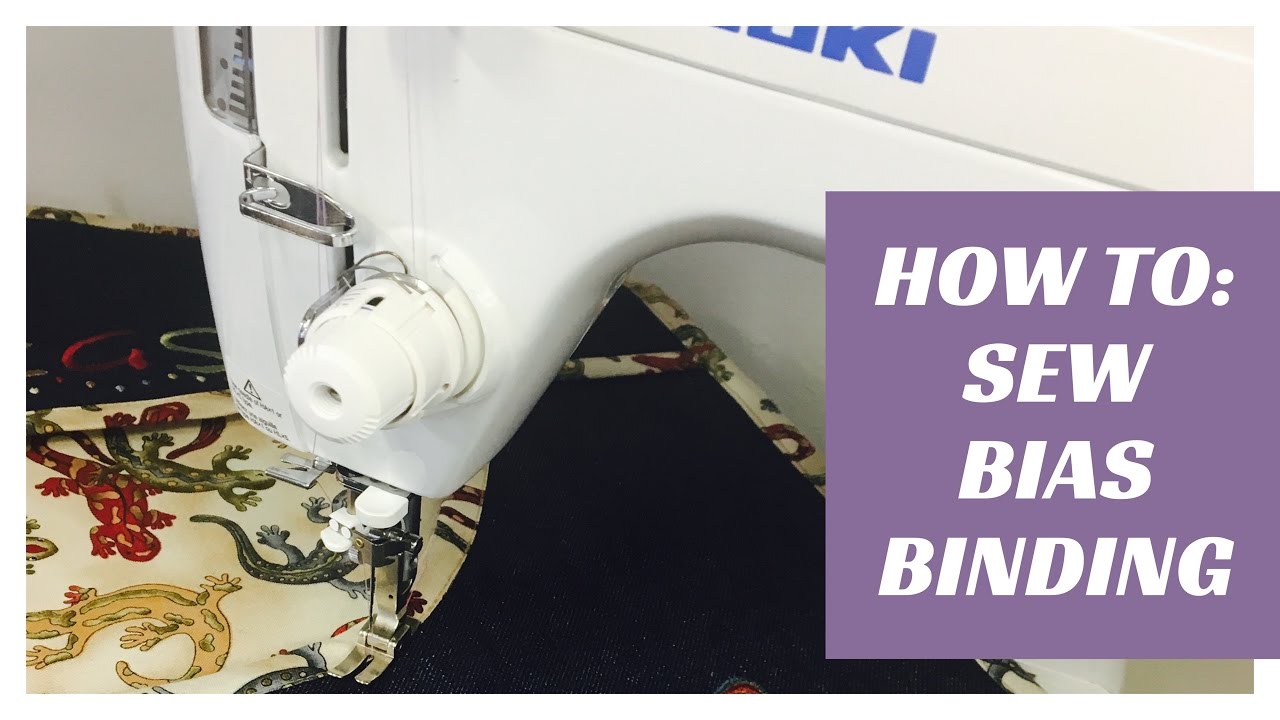 Sewing Machine Tips and Tricks: How to Sew Bias Binding