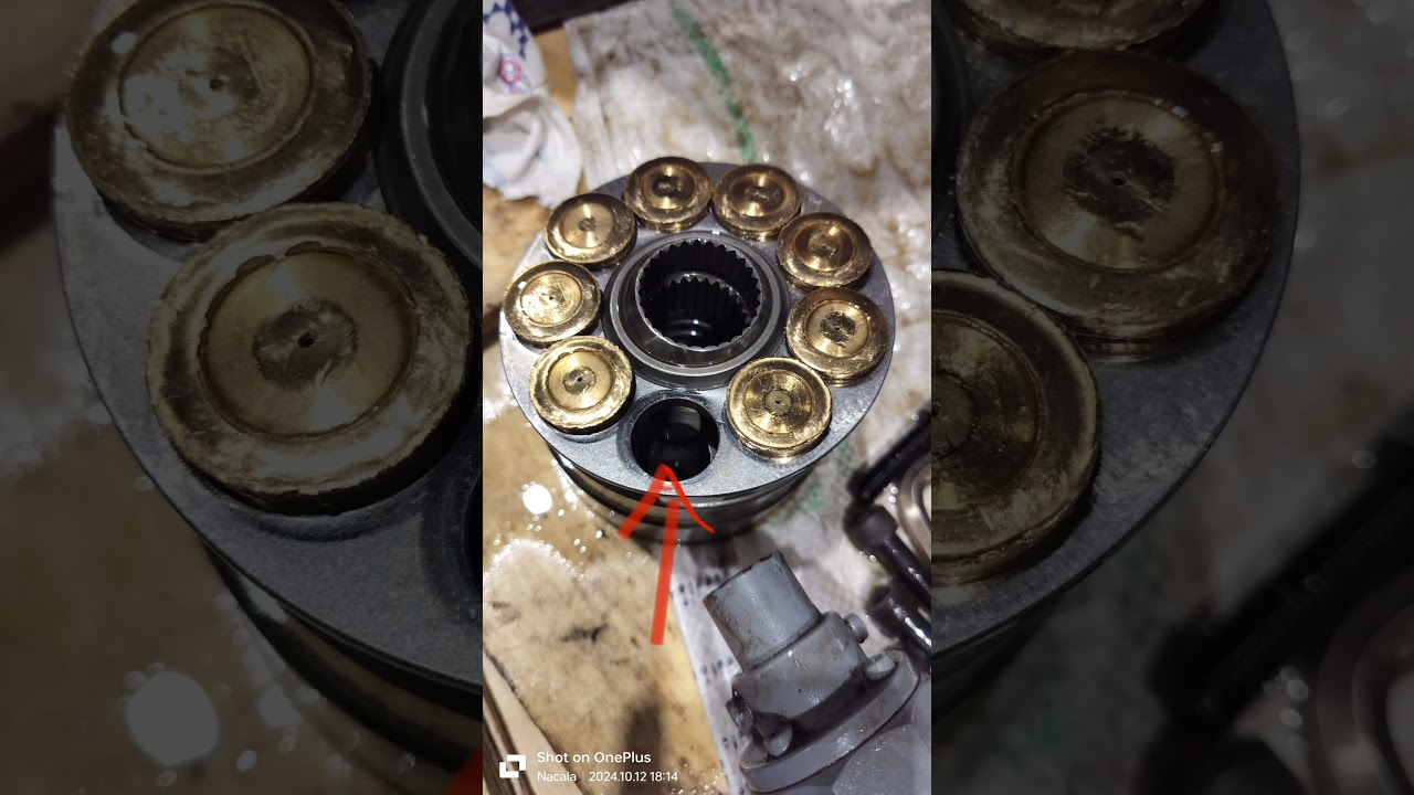 Main Pump assembly in pistons damage 👆