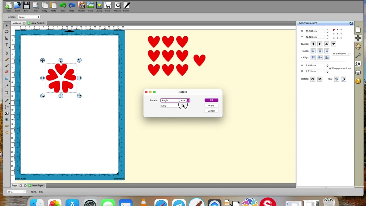 Sure Cuts A Lot   Transform tool