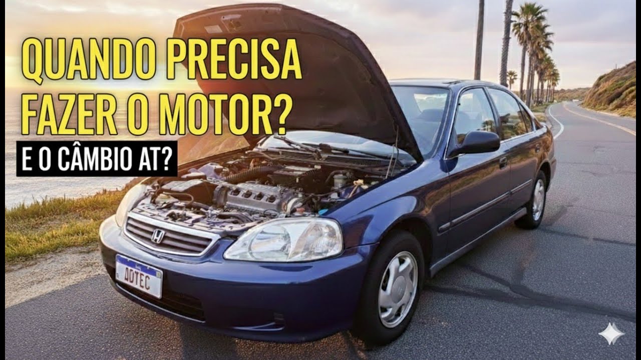 Honda Civic 1999 Automático - Quando Precisa Fazer o Motor? e o Câmbio AT? *Revisão Preventiva*