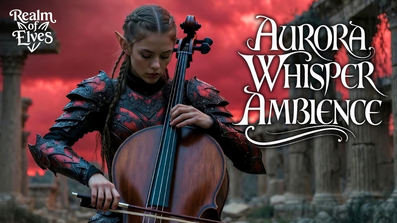 Aurora Whisper Ambience | 1 Hour Celestial Elven Sounds for Sleep & Dreams