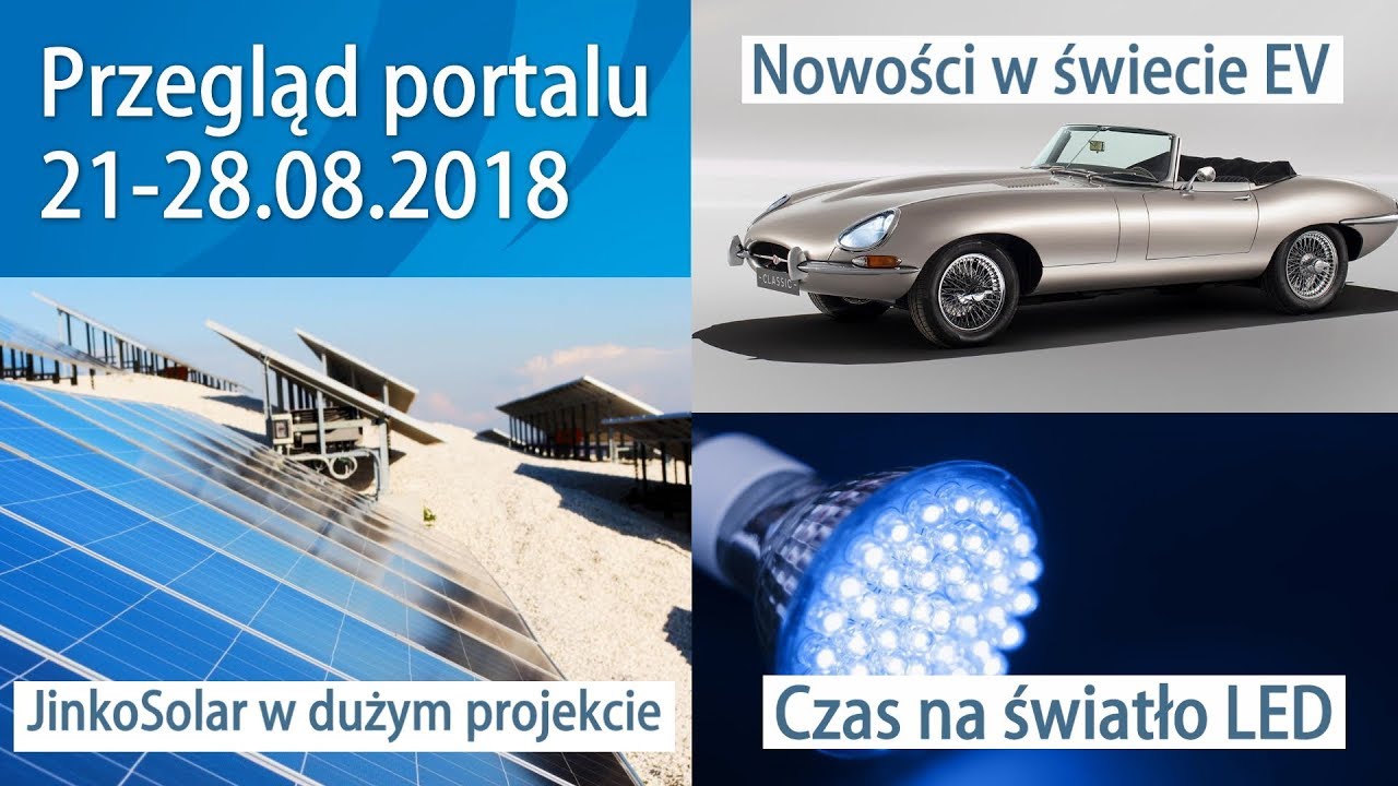 Co nowego w świecie EV? JinkoSolar podpisuje umowę z POWERCHINA, Czas na światło LED.
