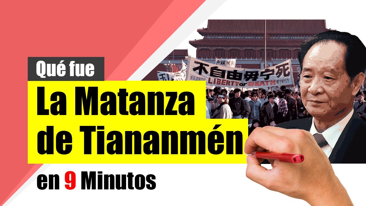 ¿Qué fue la Matanza de TIANANMÉN? - Resumen | Las protestas en la plaza de Tiananmén en 1989.