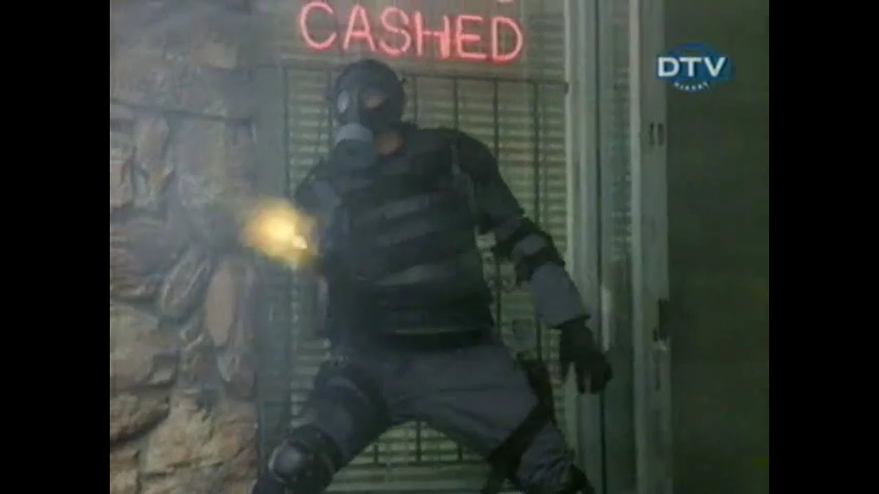 Bank robbers (gassed man and woman)