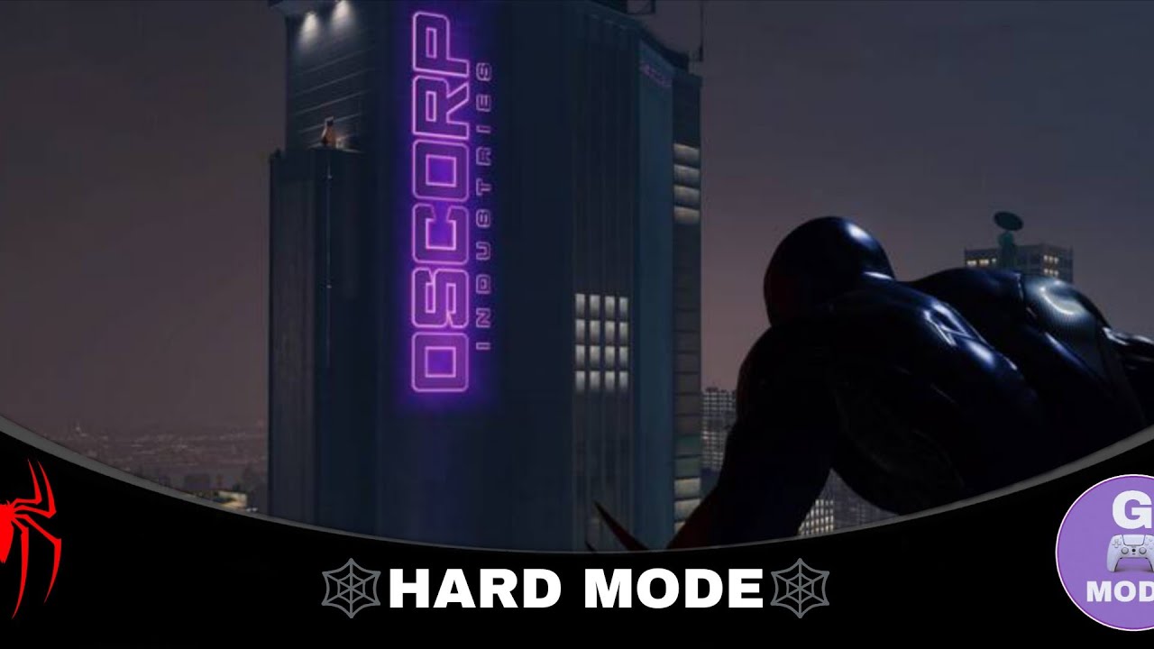 Spider man remastered PS5| سبايدر مان يخترق بناية اوسكورب و مايلز يأخذ الدرس الاول | HARD MODE 