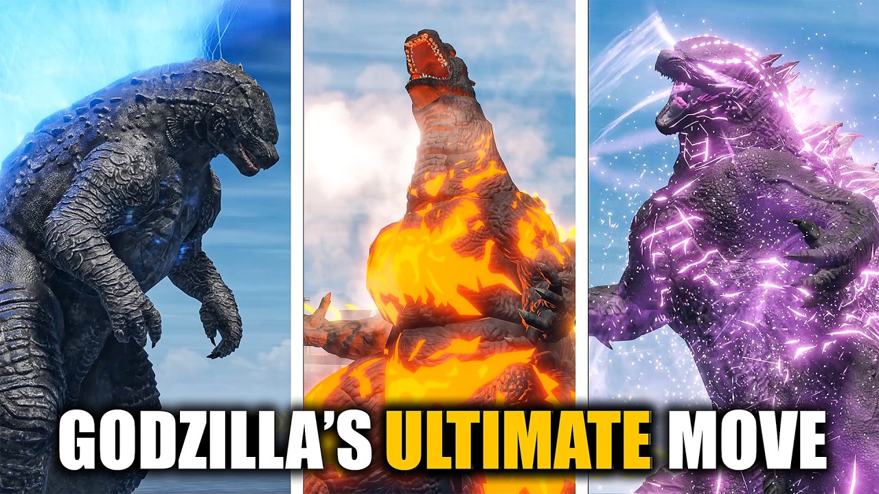 All Godzilla ULTIMATE Moves in Kaiju Multiverse