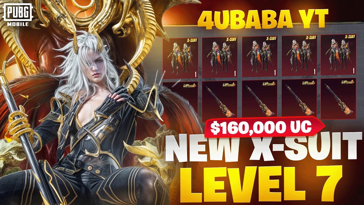 🔥 NEW X-SUIT in PUBG MOBILE - FIRST LOOK! 🔥In this unlock and Level up 