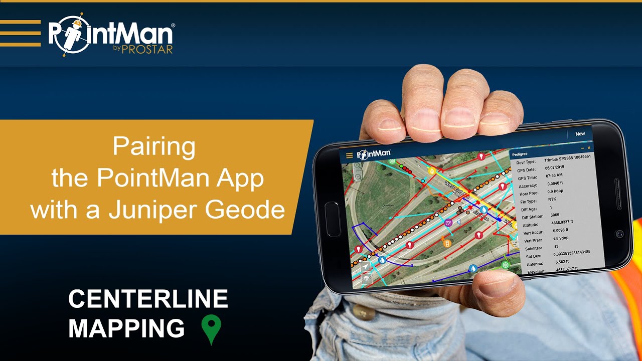 9 Pairing the PointMan App with a Juniper Geode